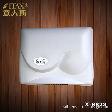 ITAX X-8823 ABS plastic wall-mounted 35-40S drying time toilet home hotel Automatic Hand Dryer